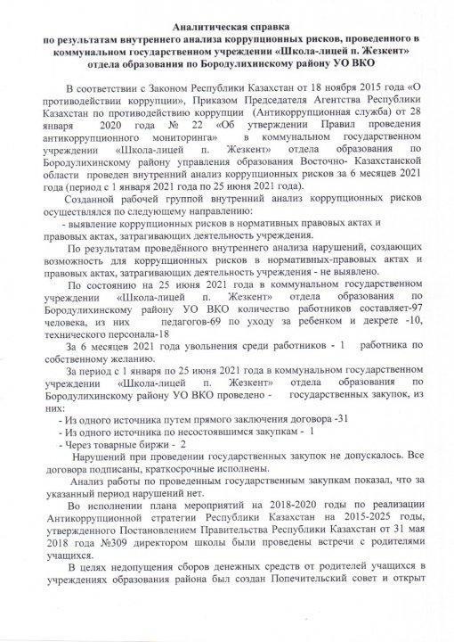 Антикор с 01.01.21-25.06.2021